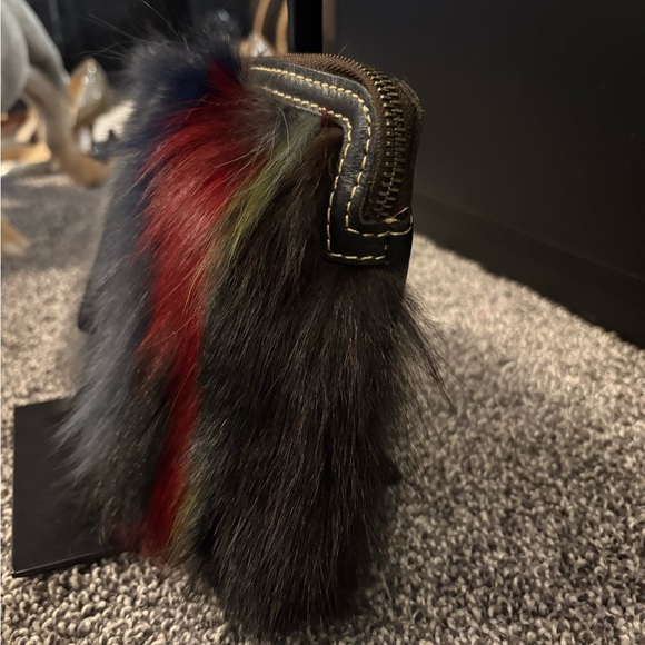 Patricia Nash Eclipse Rabbit Fur Clutch - Picture 9 of 9